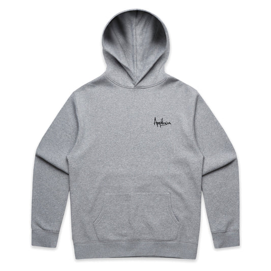 GREY PATTERNED UP HOODIE