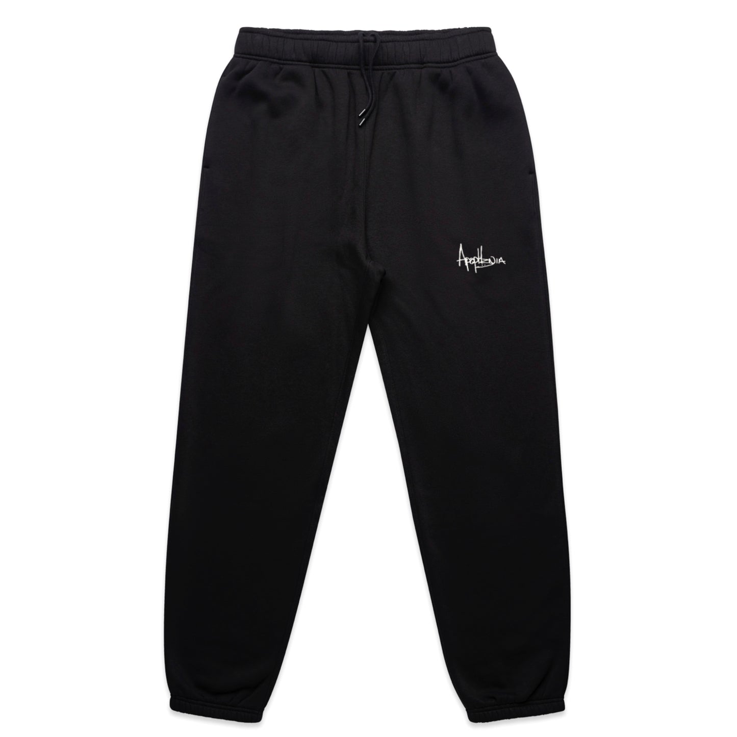 BLACK STAPLE JOGGERS