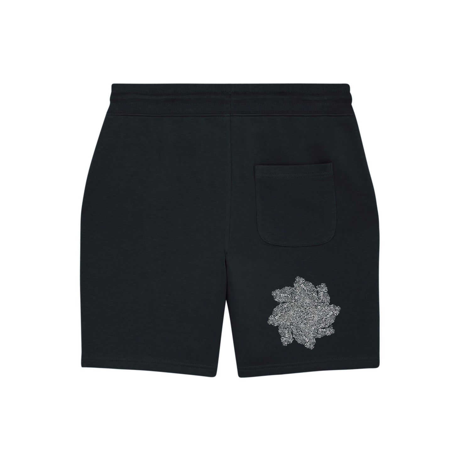 PATTERNED UP 4EVA SHORTS (BLACK)